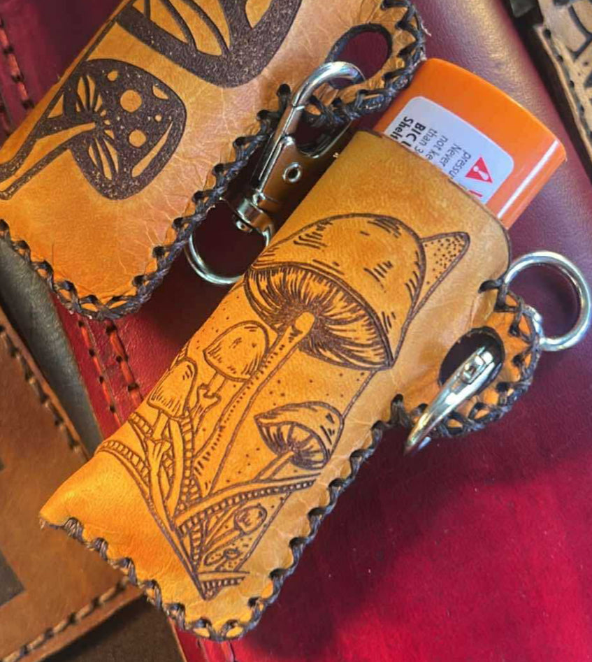 Handmade Leather lighter case