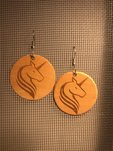 Earrings(wooden with stainless steel hooks)55