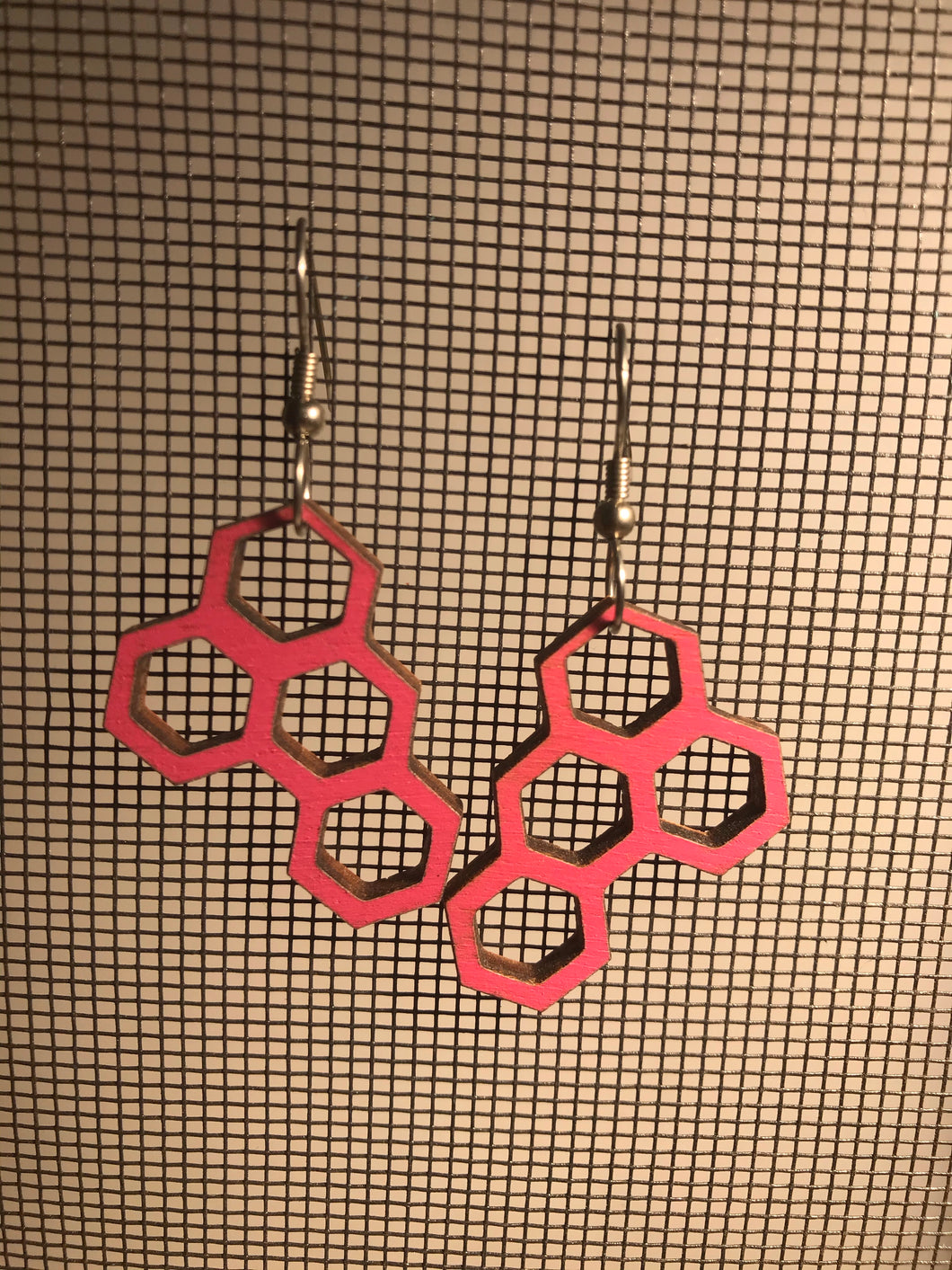 Earrings(wooden with stainless steel hooks)7