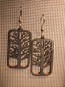 Earrings(wooden with stainless steel hooks)85