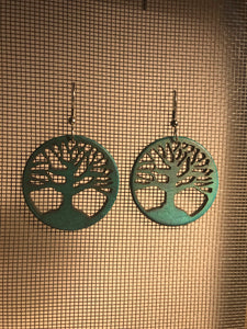 Earrings(wooden with stainless steel hooks)120