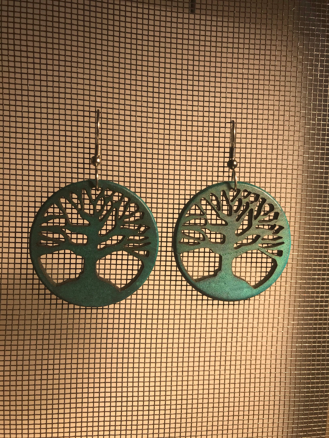 Earrings(wooden with stainless steel hooks)120