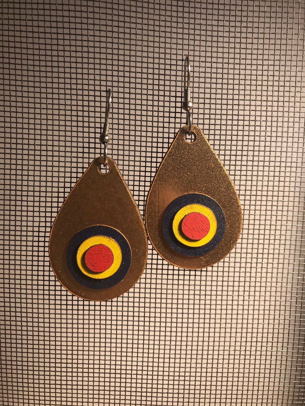 Earrings(wooden with stainless steel hooks)9