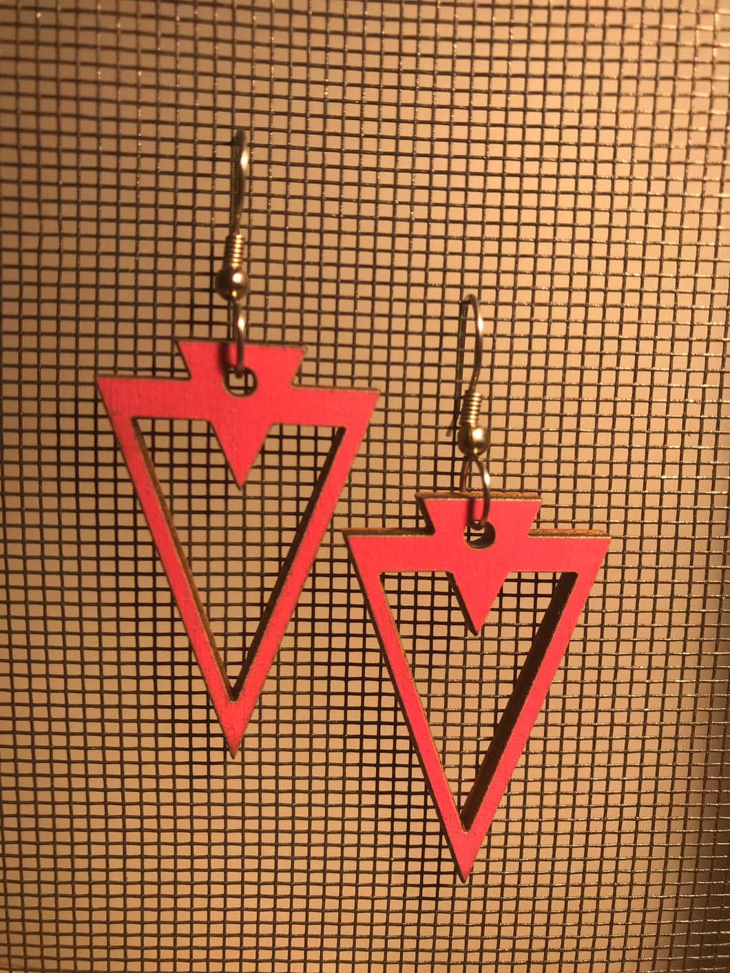 Earrings(wooden with stainless steel hooks)80