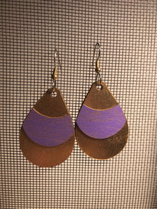 Earrings(wooden with stainless steel hooks)2