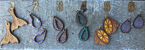 Earrings( wood)1s