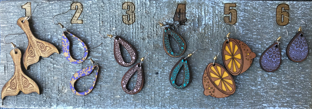 Earrings( wood)1s