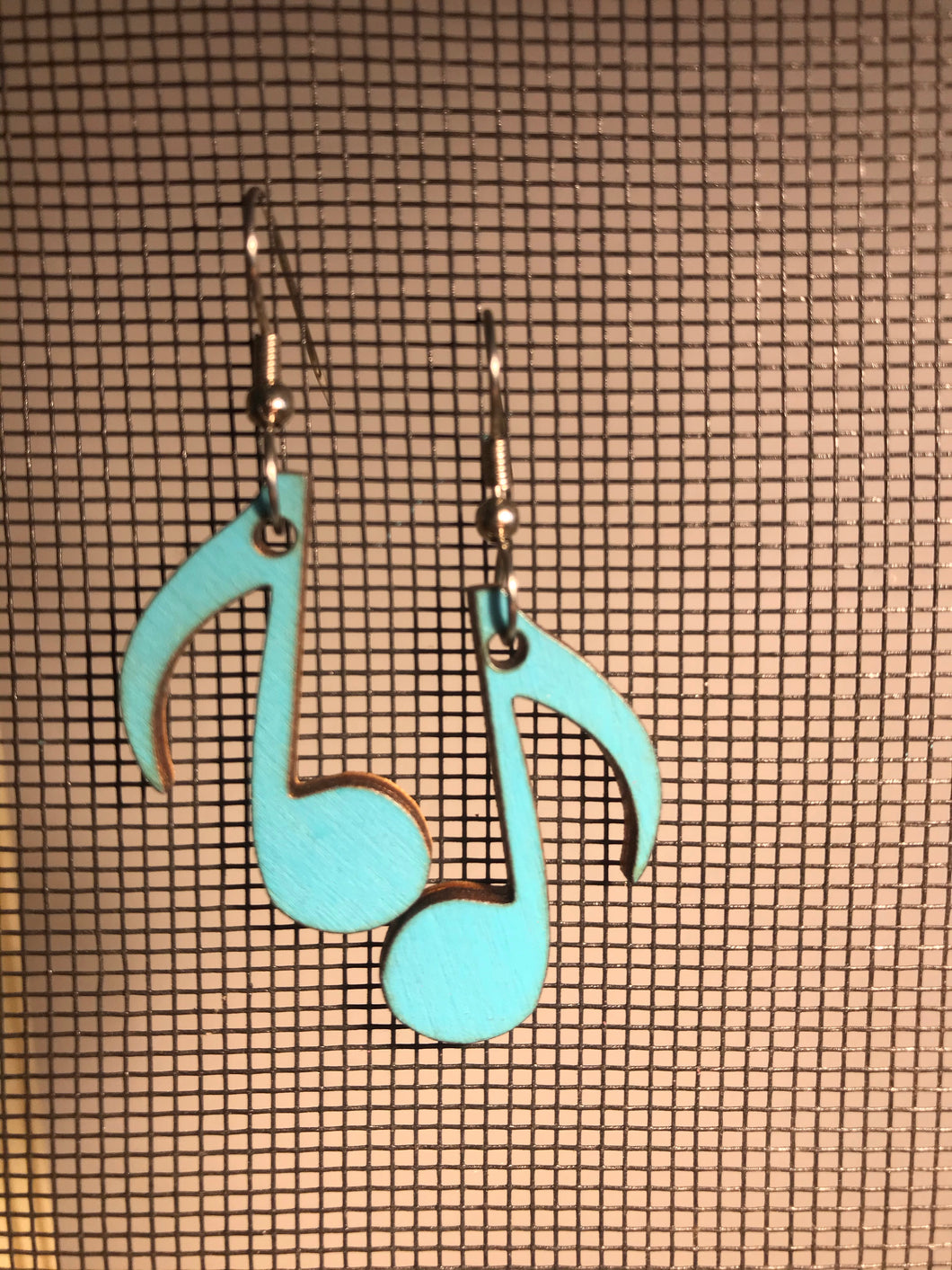 Earrings(wooden with stainless steel hooks)124