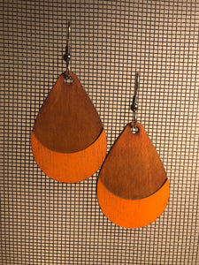 Earrings(wooden with stainless steel hooks)39