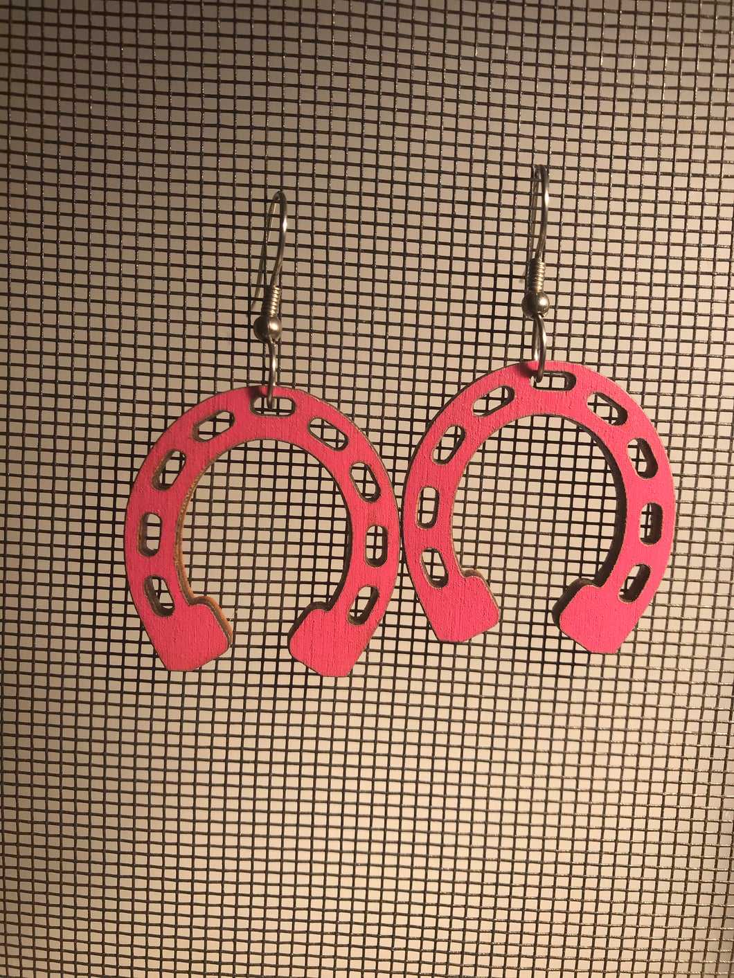 Earrings(wooden with stainless steel hooks)49