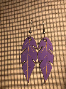 Earrings(wooden with stainless steel hooks)87