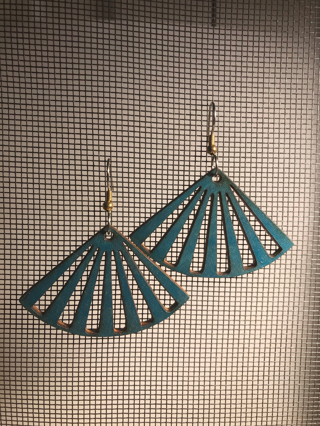 Earrings(wooden with stainless steel hooks)15