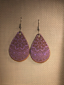 Earrings(wooden with stainless steel hooks)19