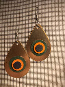 Earrings(wooden with stainless steel hooks)101