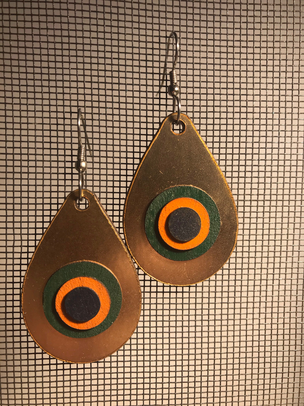 Earrings(wooden with stainless steel hooks)101