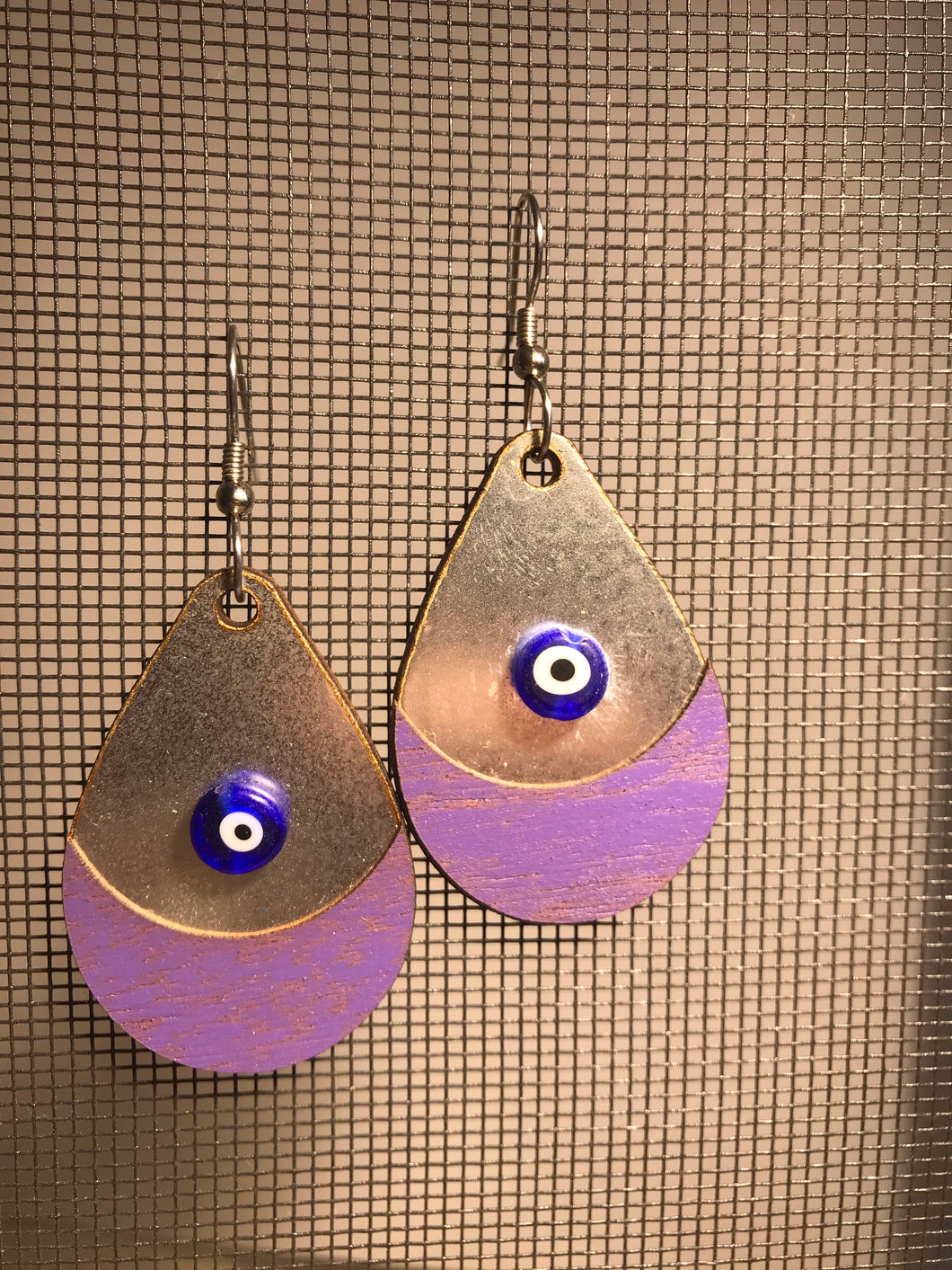 Earrings(wooden with stainless steel hooks)125