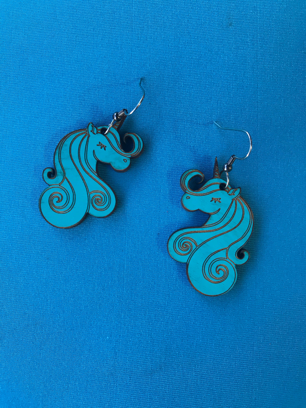 Earrings(wooden with stainless steel hooks)133