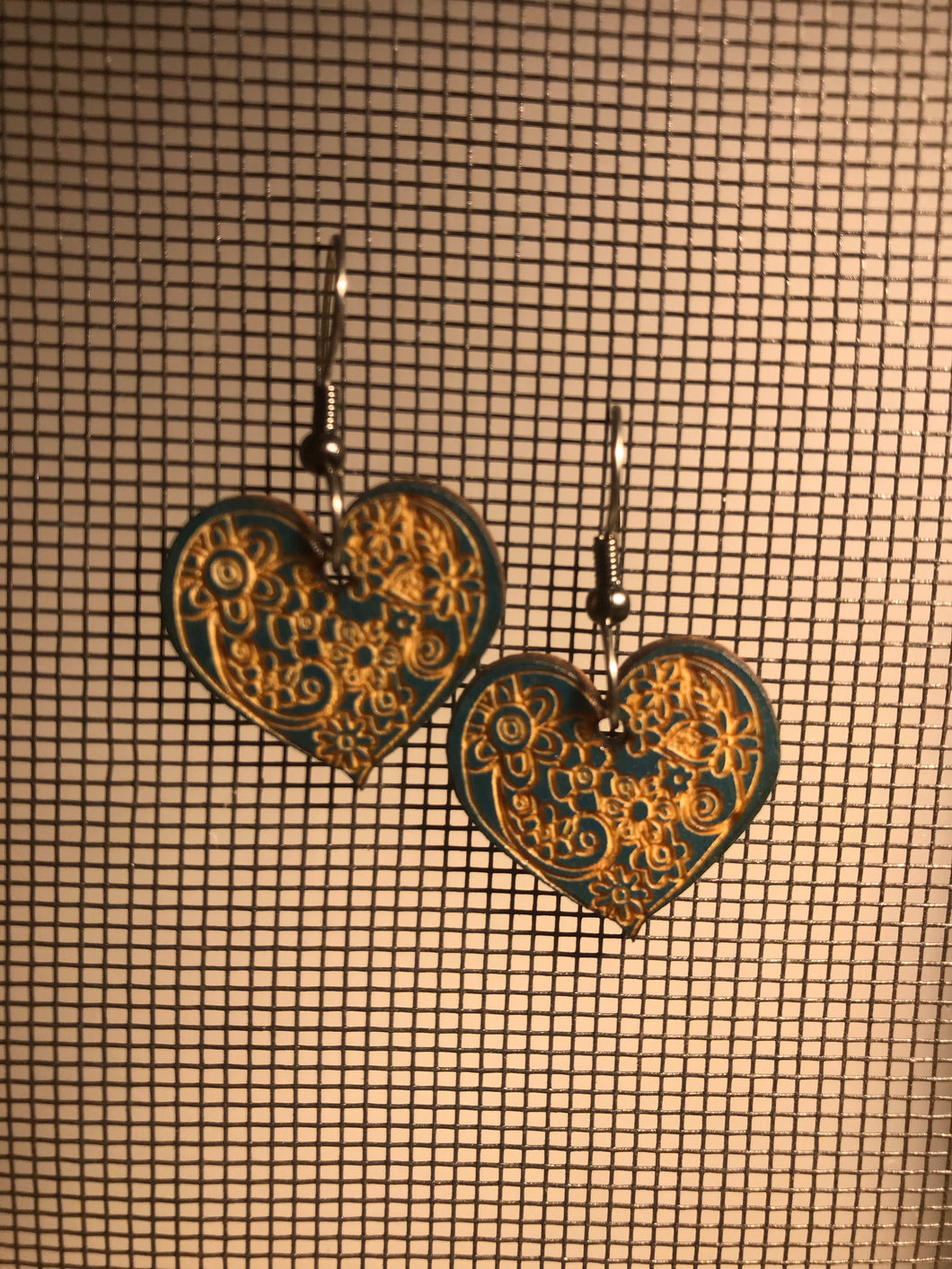 Earrings(wooden with stainless steel hooks)63