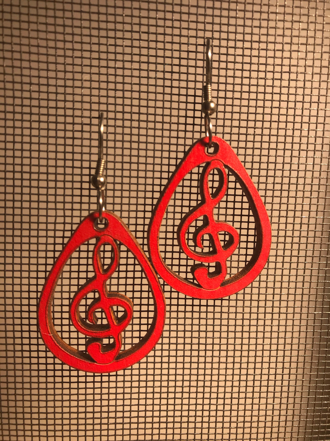 Earrings(wooden with stainless steel hooks)73