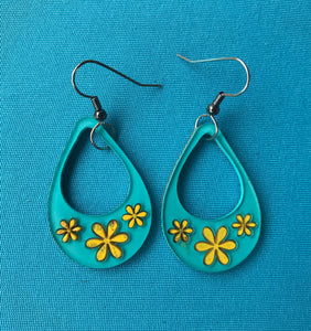 Earrings(wooden with stainless steel hooks)135