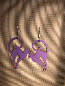 Earrings(wooden with stainless steel hooks)23