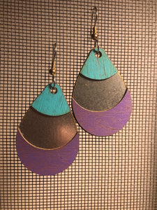 Earrings(wooden with stainless steel hooks)12