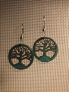 Earrings(wooden with stainless steel hooks)111