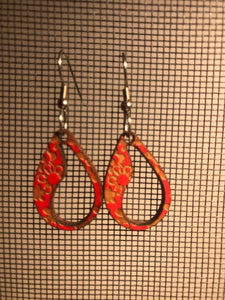 Earrings(wooden with stainless steel hooks)76