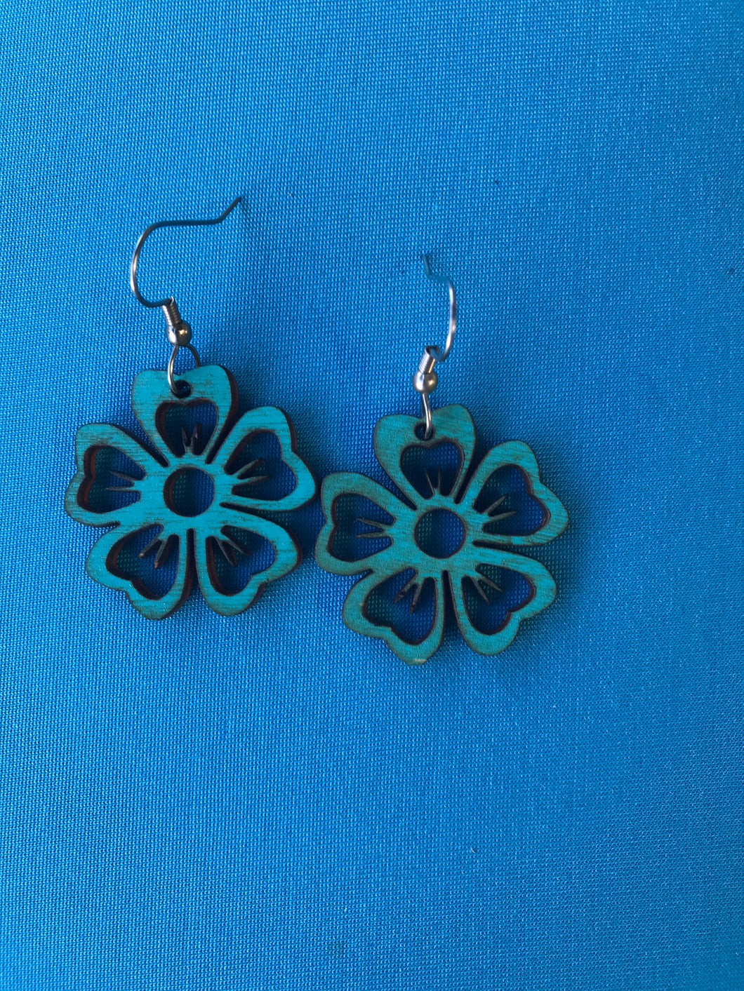 Earrings(wooden with stainless steel hooks)129