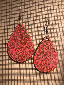 Earrings(wooden with stainless steel hooks)79