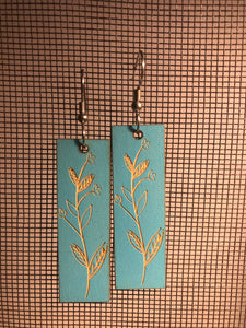 Earrings(wooden with stainless steel hooks)43