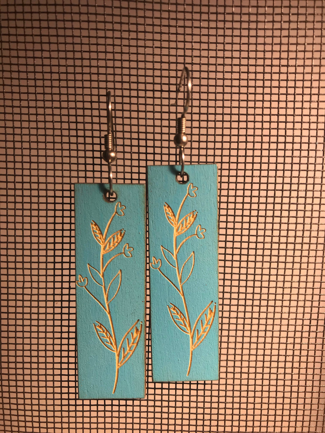 Earrings(wooden with stainless steel hooks)43