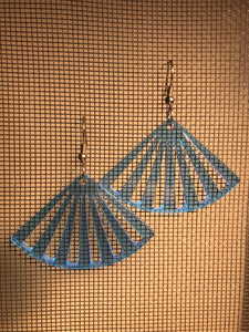 Earrings(Acrylic and wood composite)16