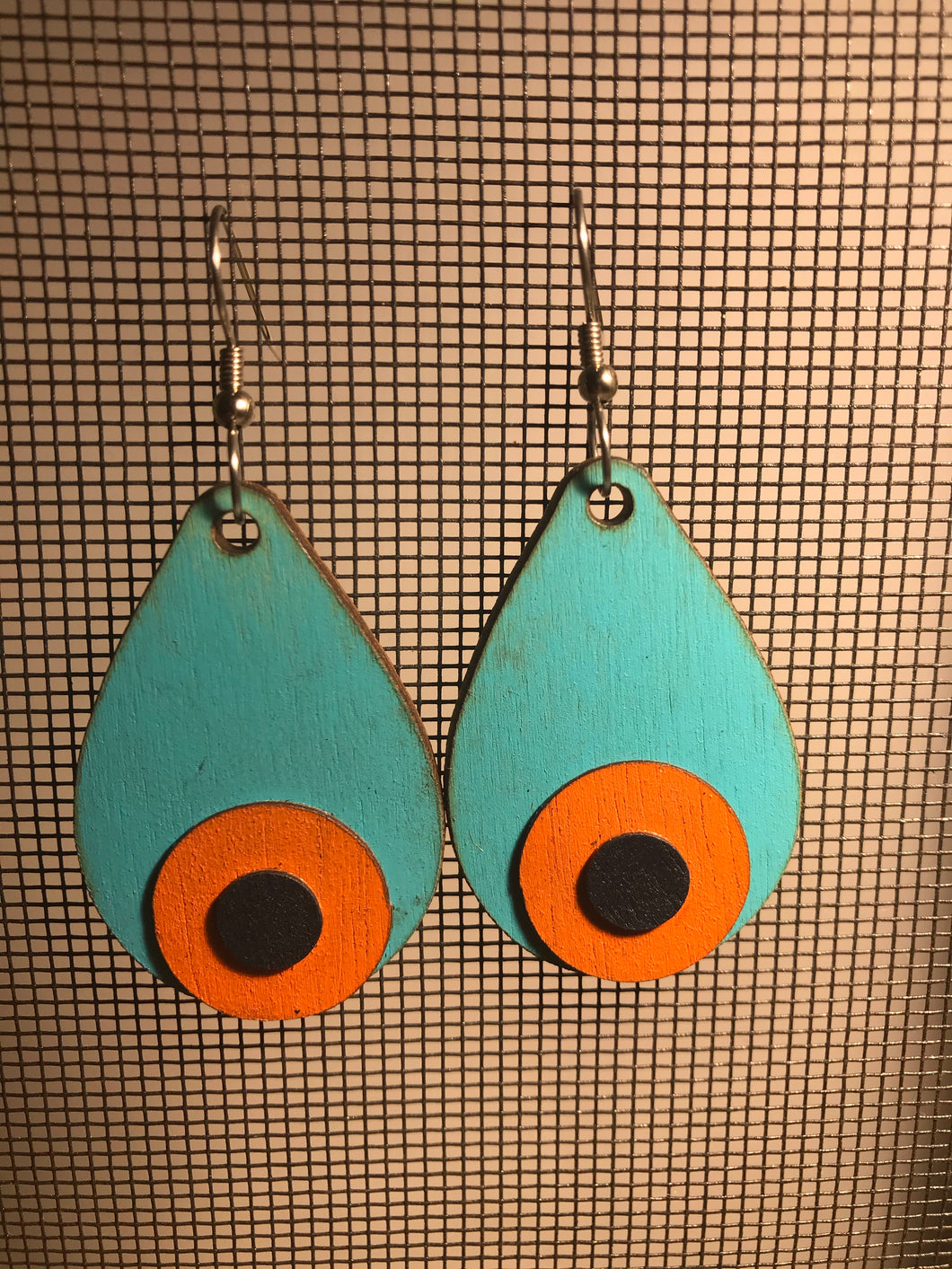 Earrings(wooden with stainless steel hooks)61