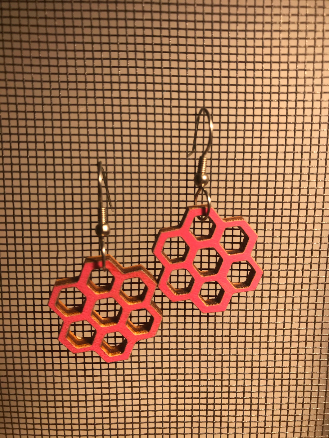 Earrings(wooden with stainless steel hooks)72