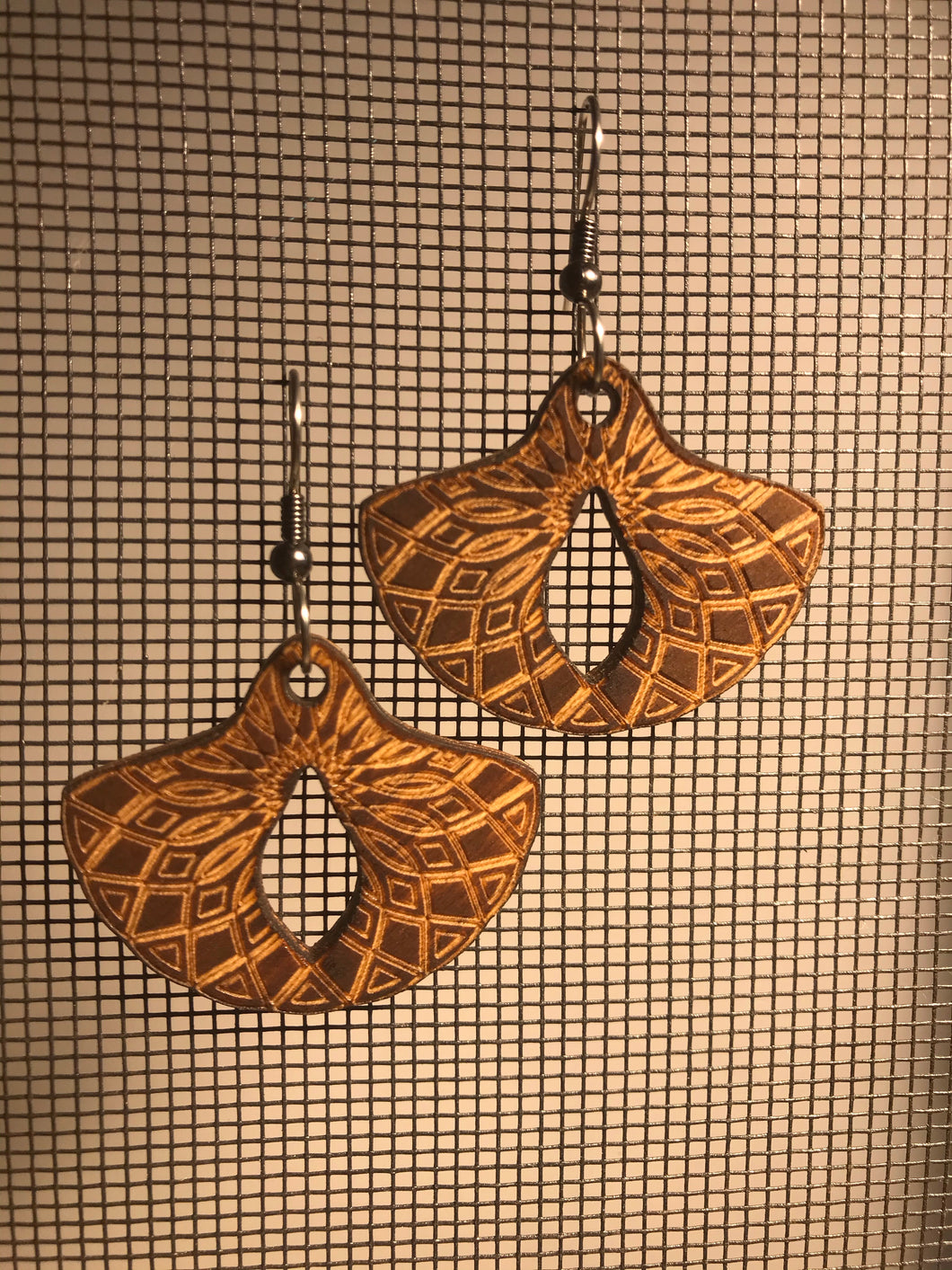 Earrings(wooden with stainless steel hooks)110