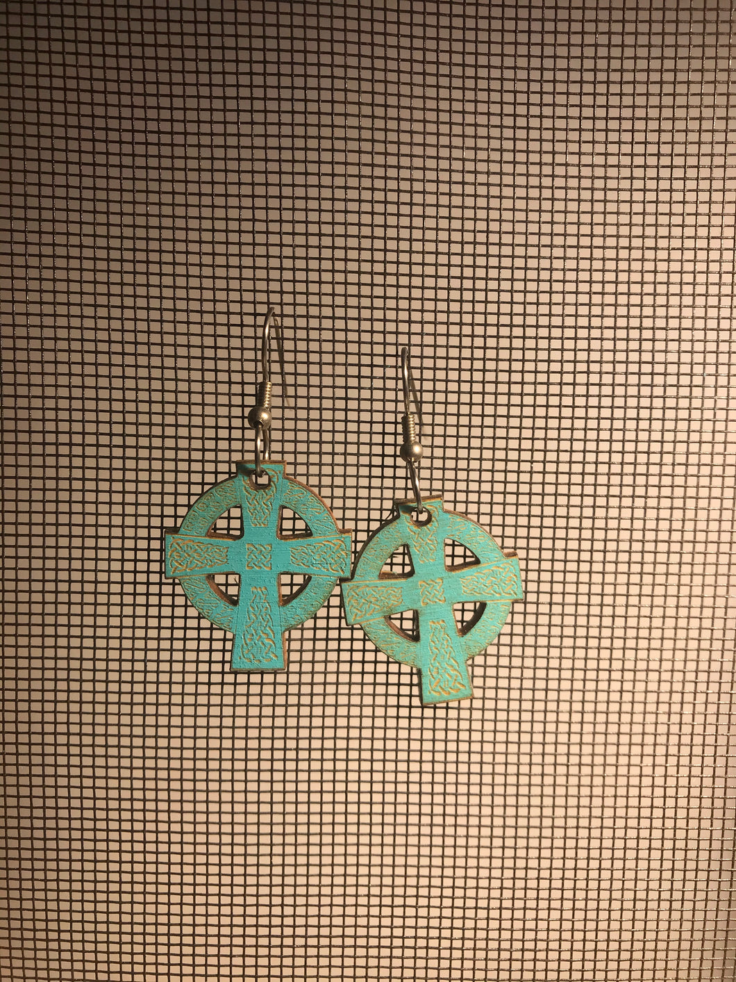 Earrings(wooden with stainless steel hooks)44