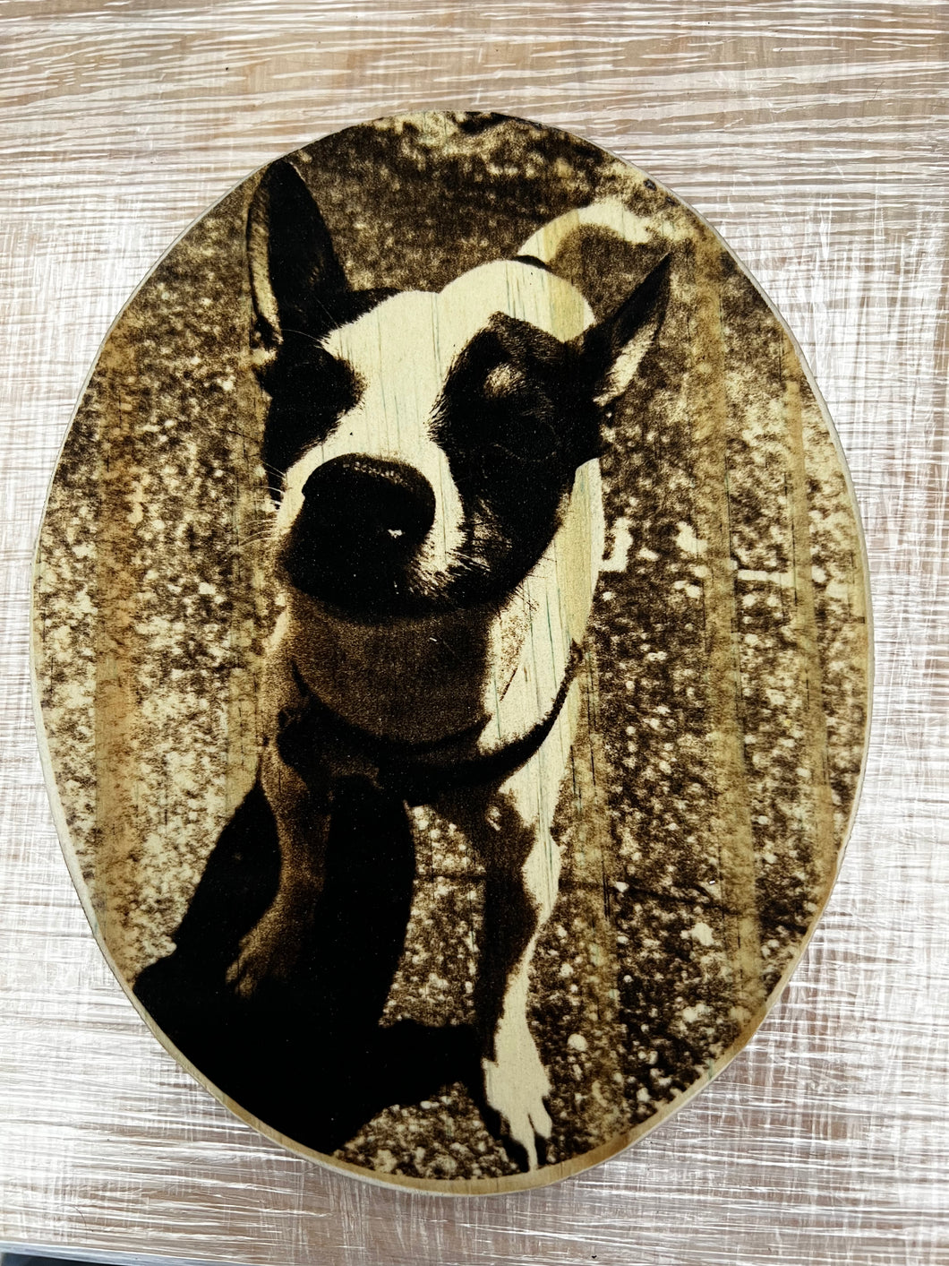 Picture on wood
