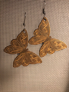 Earrings(wooden with stainless steel hooks)94