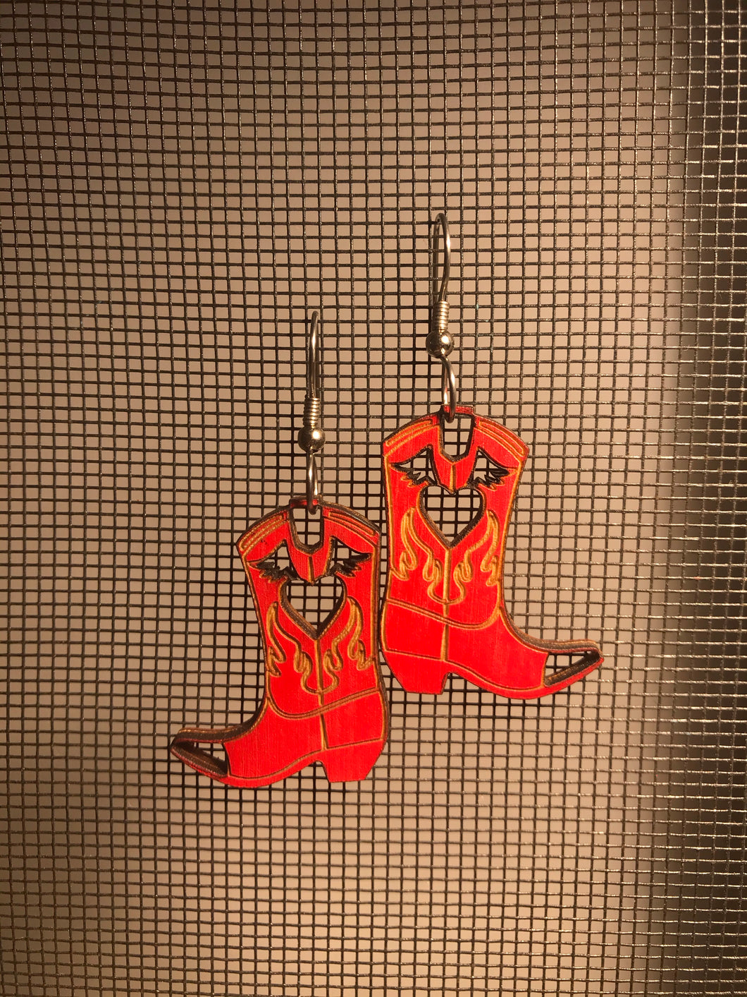 Earrings(wooden with stainless steel hooks)26