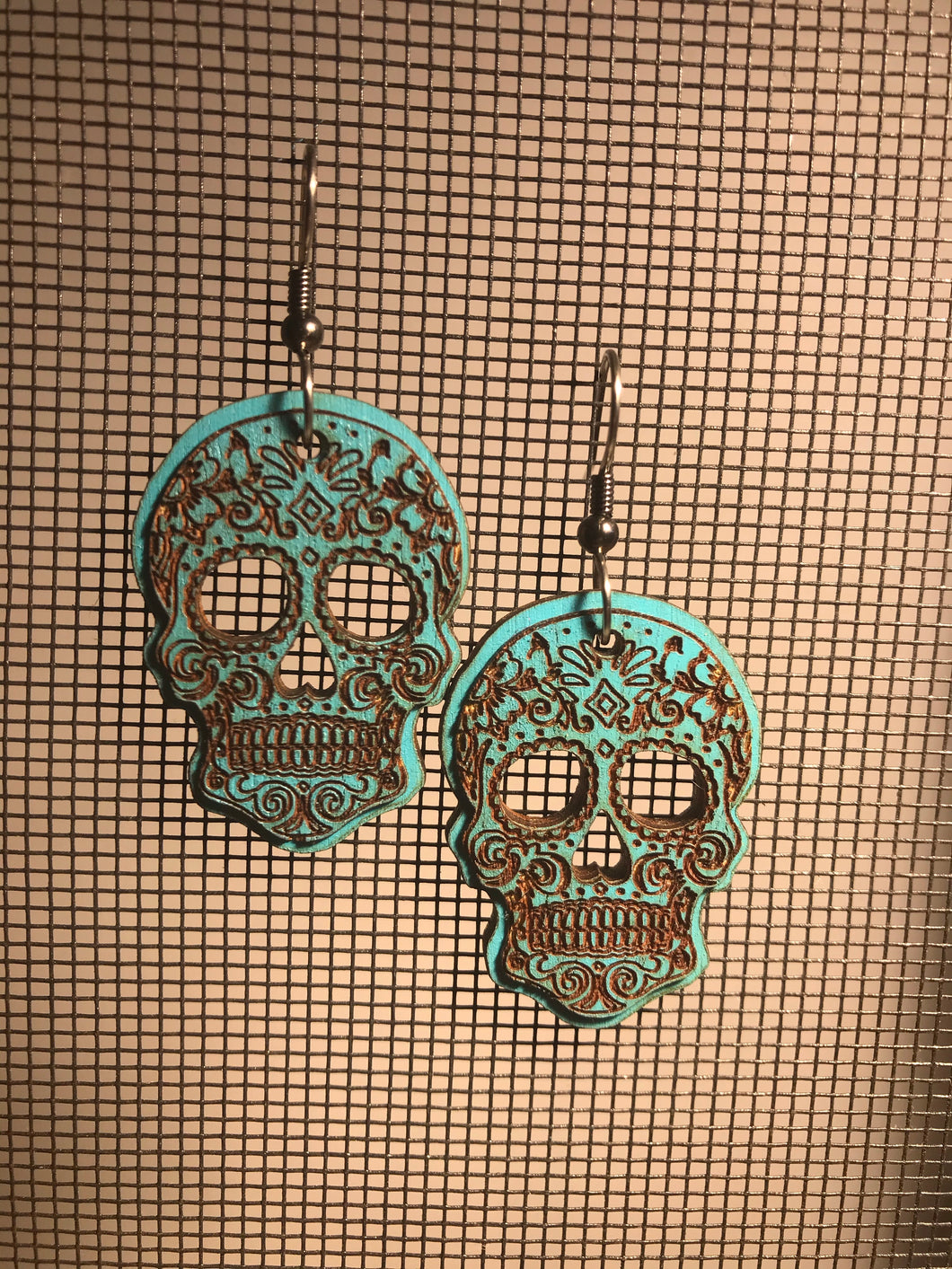 Earrings(wooden with stainless steel hooks)97