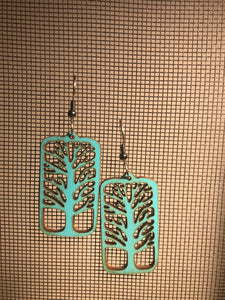 Earrings(wooden with stainless steel hooks)84