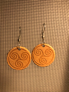 Earrings(wooden with stainless steel hooks)70