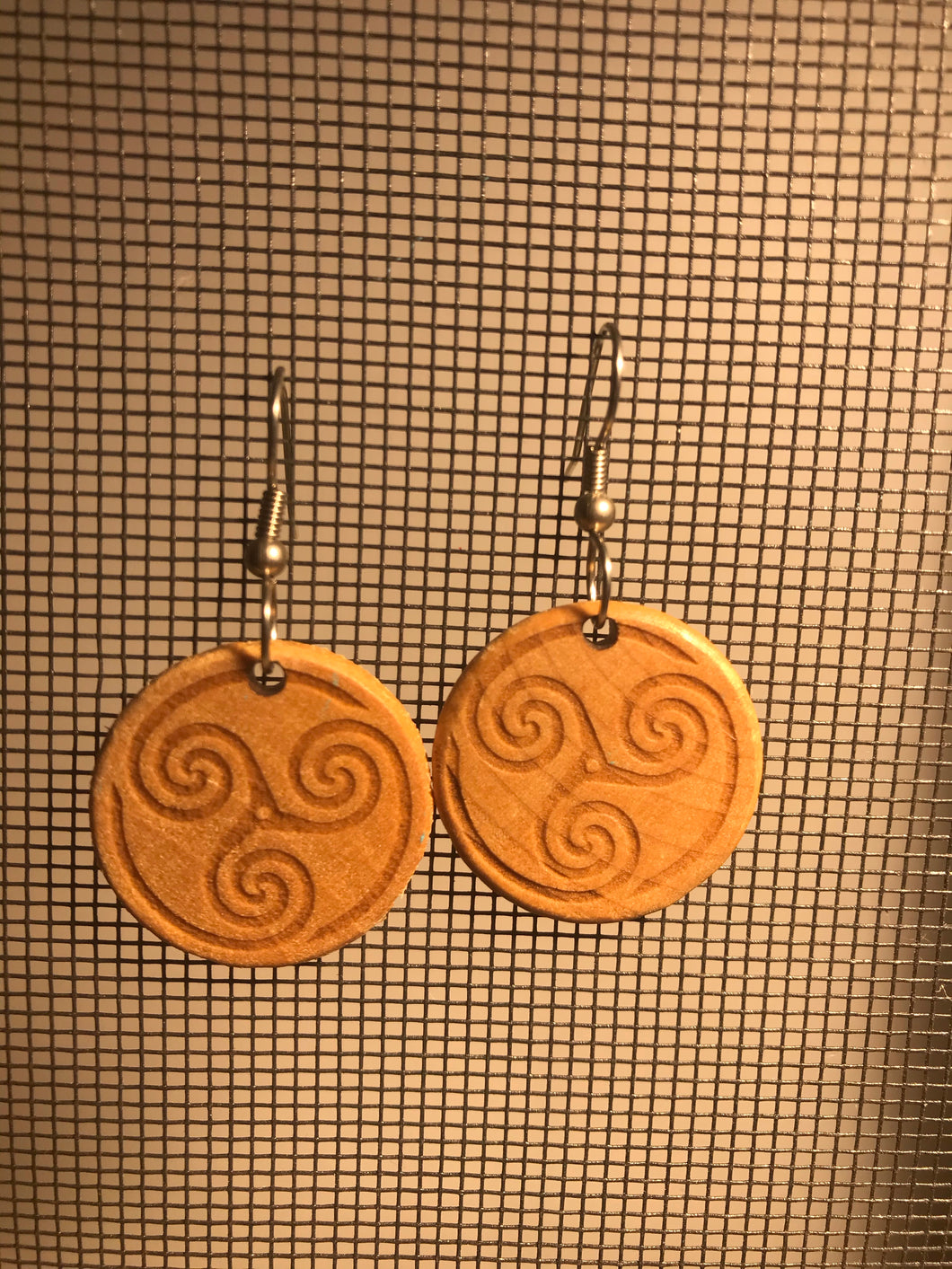 Earrings(wooden with stainless steel hooks)70