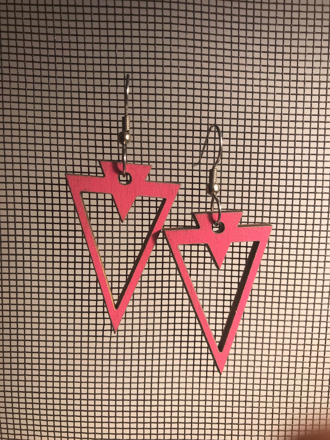 Earrings(wooden with stainless steel hooks)46