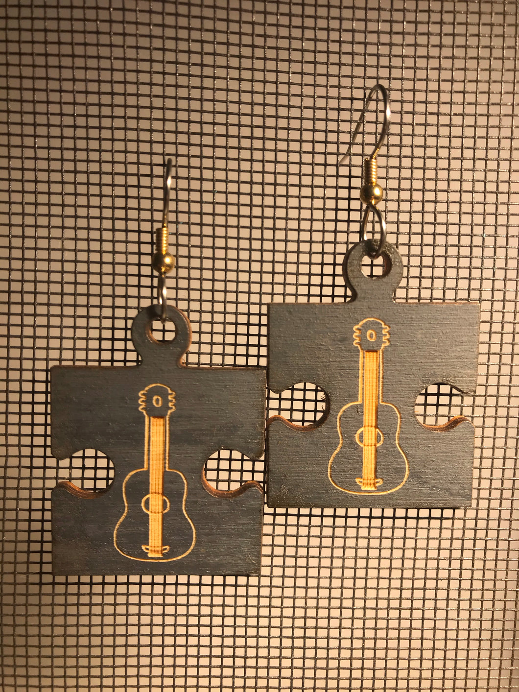 Earrings(wooden with stainless steel hooks)115