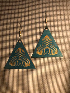 Earrings(wooden with stainless steel hooks)18